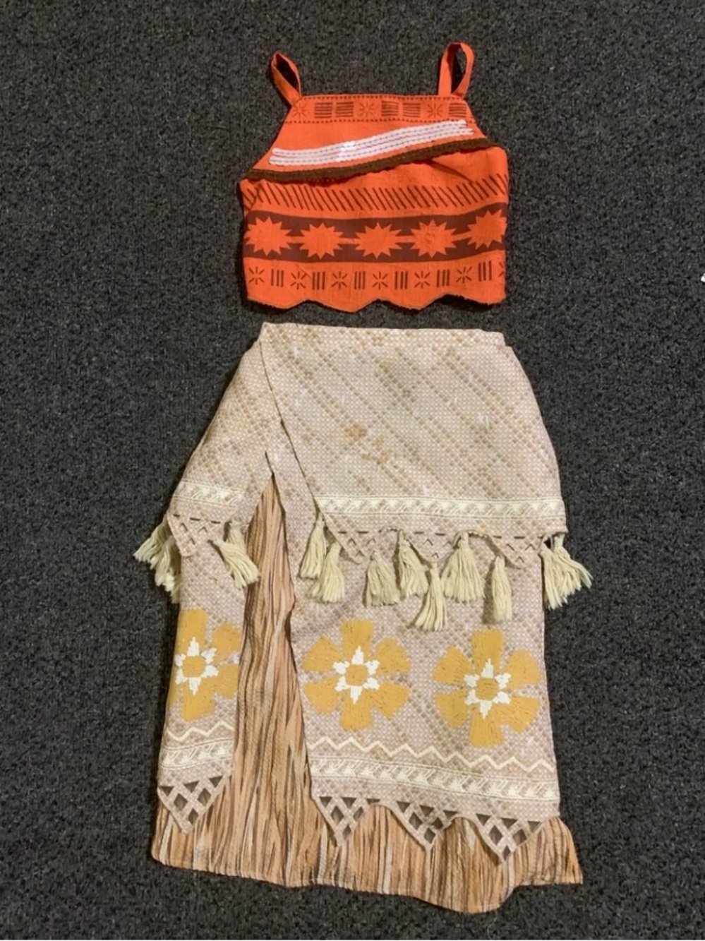 Disney Store Moana girls size 7/8 deluxe costume new (no tags)